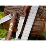 Outdoor EDC Klappmesser - Wood Set