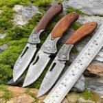 Outdoor EDC Klappmesser - Wood Set
