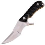 US-D2 Steel All Tang One scharfes taktisches gerades Messer, Outdoor-Jagd-Überlebensmesser, Angel- und Wandermesser