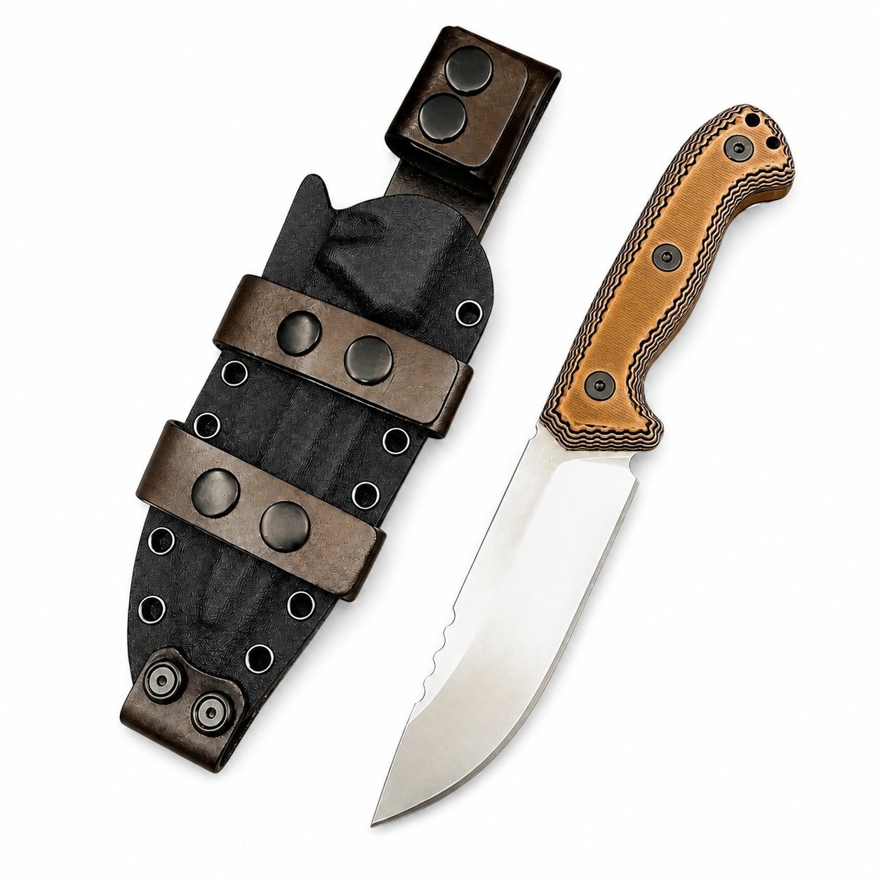 19268-main-white-clean Geschmiedetes Outdoor-Überlebensmesser mit hoher Härte, scharfes tragbares Campingmesser