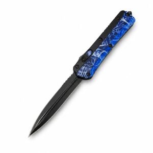 Zinkgriffige Schlangengott-Blau-Taise-Schwarzklinge