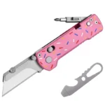 Oknife U1 Kohlefaser/Donut Axis Lock Klappmesser Universal Utility Blade/Olight Taschenmesser